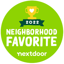 2022 Neighborhood favorite sticker from Nextdoor
